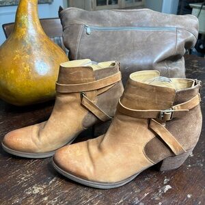 Kork-Ease Korks Rohit Western Buckle Strap Ankle Boots